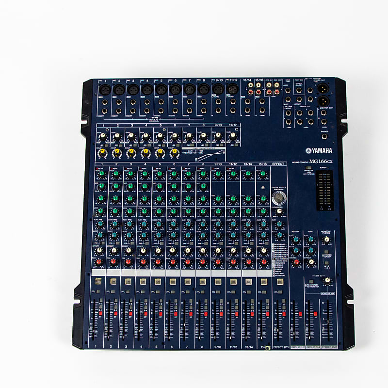 【動作品/美品】YAMAHA MG166cx 16ch ミキサー Yamaha MG166CX-16-Channel Mixing Console with Power Supply
