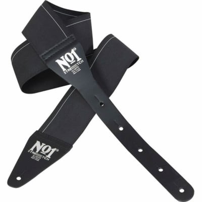 Levy's MNO1-XL-BLK Extra Long Polyester 2.5" Guitar Strap image 1