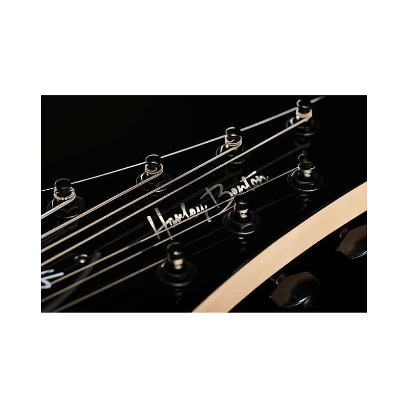 Harley Benton R-457BK MultiScale Black, high-gloss | Reverb