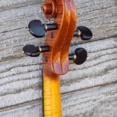 Professional Violin, Antique Dark Brown Varnish, Handmade in Kansas USA by Colton Mulder, Crow Creek Fiddles 2023 image 20