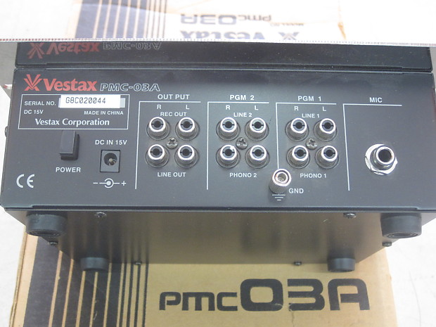 Vestax PMC-03A DJ Mixer 2-channel Mixing Controller PMC03A