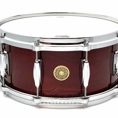 Gretsch USA Custom Snare Drum 14x6.5 10-Lug Rosewood Gloss image 1