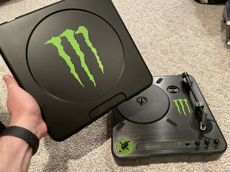 Numark PT01 Portable Turntable buy Monster Energy like new condition