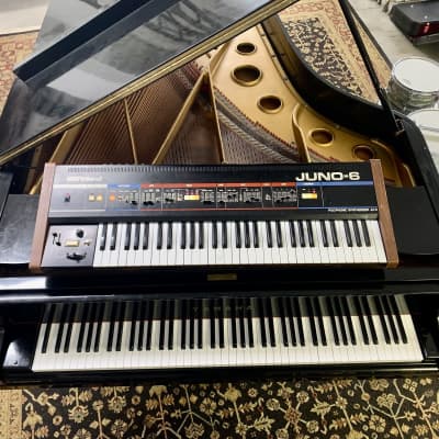 Roland Juno-6 Polyphonic Synthesizer c 1982 original vintage analog synth JU-6