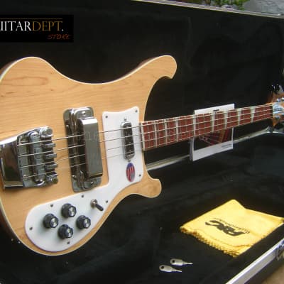 ♚ EXCEPTIONAL ! ♚ 2008 RICKENBACKER 4003 Stereo Bass ♚MapleGlo ♚ 9.3 LBS ♚ PRO SET UP !♚OHSC for sale