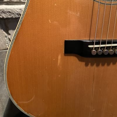 Aria Pro  PW-45 Acoustic Guitar Made in Japan 1970's Blond image 5