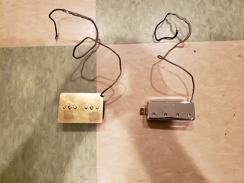 Gibson SG Bass Neck And Bridge Pickups 2013 Chrome Reverb