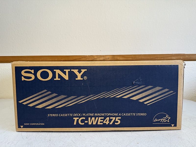 Sony TC-WE475 Dual Cassette Deck Vintage Tape Recorder HiFi Stereo Dolby SEALED image 1