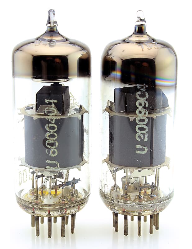 2 pcs. 1960's TELEFUNKEN <> EF804S VACUUM TUBES - TEST EXCELLENT