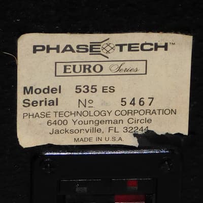 Phase Tech 535 ES vintage tower speakers image 8