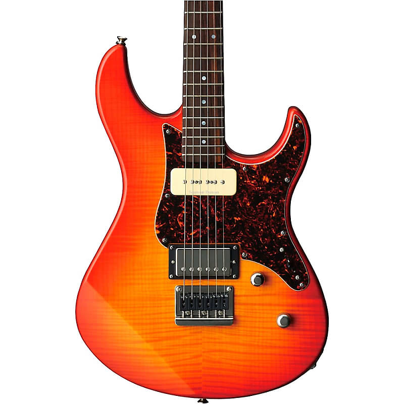 Yamaha Pacifica 611 Hardtail Electric Guitar Light Amber Burst | Reverb