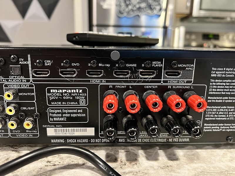 Marantz NR1403 receiver with remote | Reverb