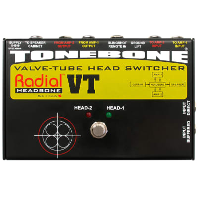 Radial Tonebone Headbone VT Amp Head Switcher image 11