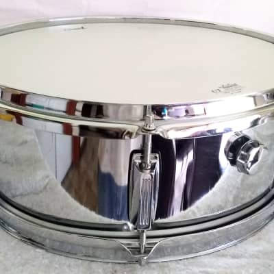 UNMARKED STEEL SNARE DRUM 14" X 5.5" COS image 7