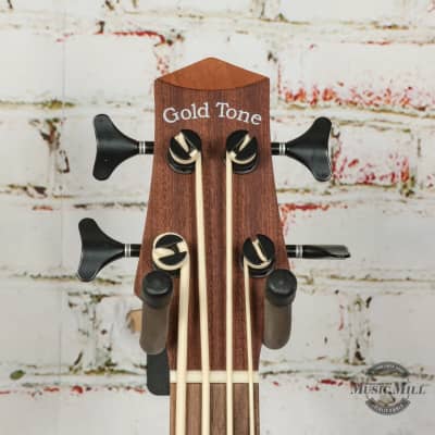 Gold Tone M-Bass FL 23-Inch Scale Fretless Acoustic-Electric MicroBass Natural image 5