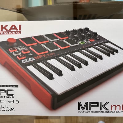 Akai MPK Mini MKII 25-Key MIDI Controller 2014 - Present - Black/Red