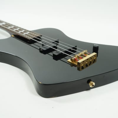 Fernandes MV-65NS Nikki Sixx Electric Bass Guitar Black Used