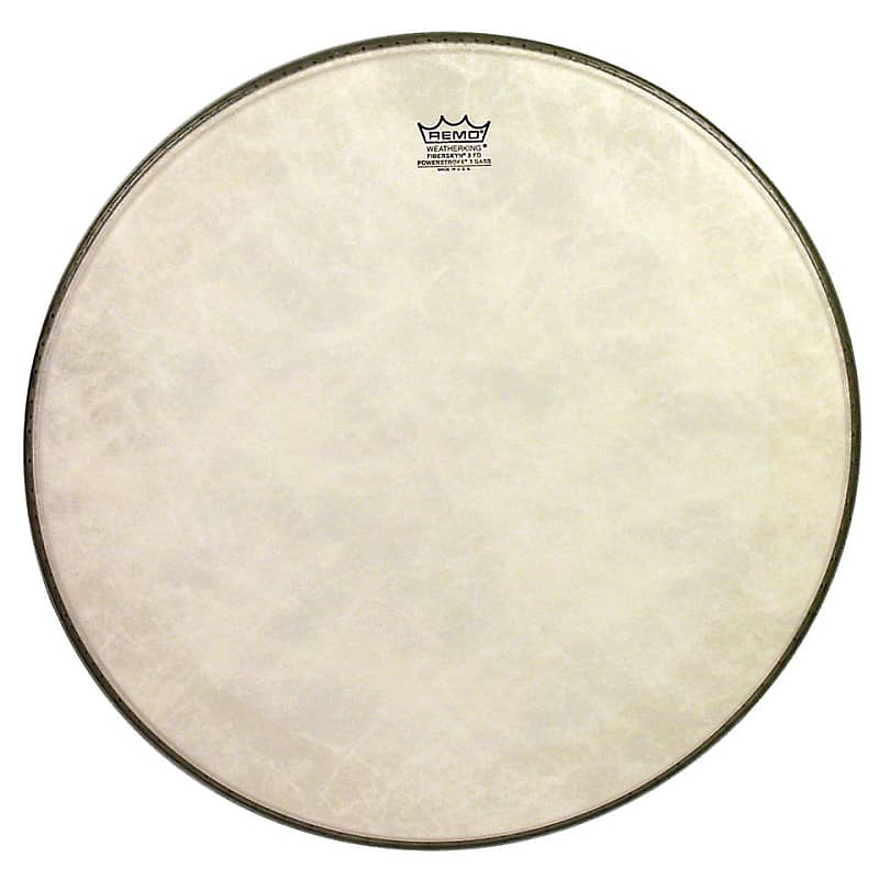 Remo Powerstroke 3 Fiberskyn 24" Bassdrum Head image 1