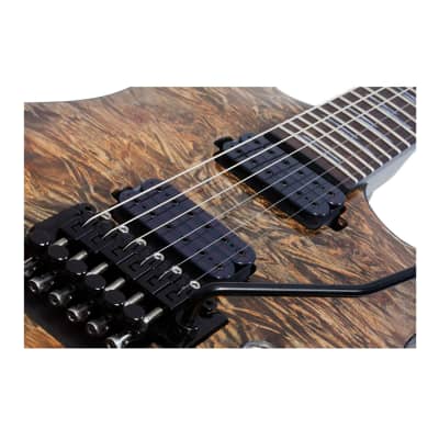 Schecter Omen Elite-6 FR 6-String Electric Guitar (Right-Hand, Black Charcoal) image 8
