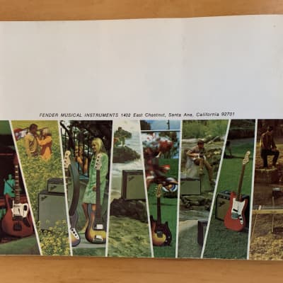 Fender Very Rare 1968 Mini Catalog image 2