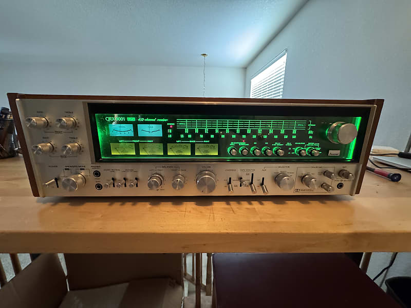 Sansui QRX 9001 w/ 4 Fyne 501 Speakers  			