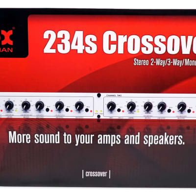 DBX 234S Stereo 2/3 Way/Mono 4-Way Professional Crossover, Rack Mount, 2 Channel image 6