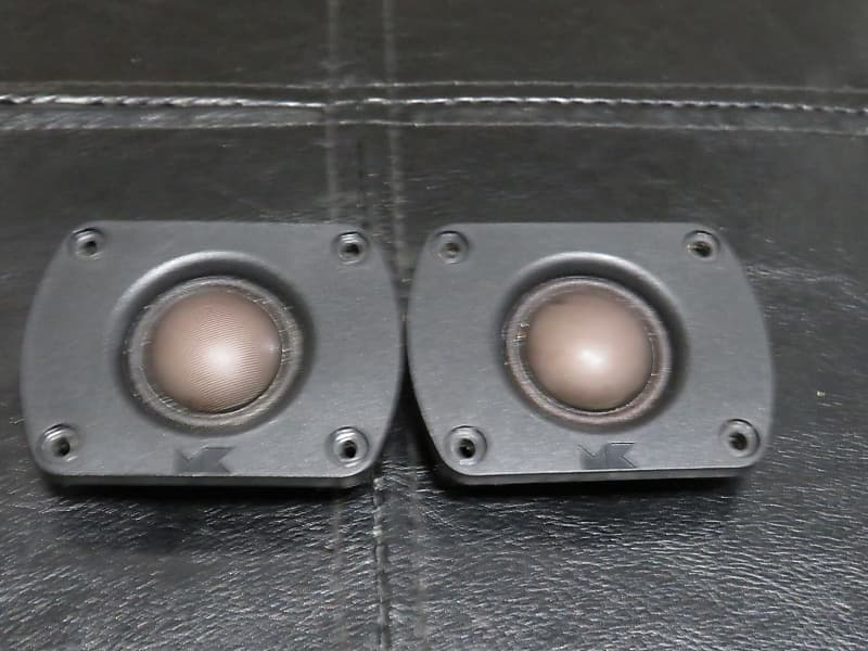 USED PAIR MILLER &amp; KREISEL M&amp;K K5 (VIFA) 17500 SOFT DOME TWEETERS. VERY GOOD WORKING CONDITION  			