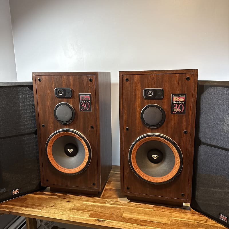 Vintage Cerwin Cerwin Vega Cabinet Speakers Cerwin Vega Speakers