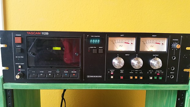Tascam 112B Studio Cassette Tape Deck (Serviced and Cleaned