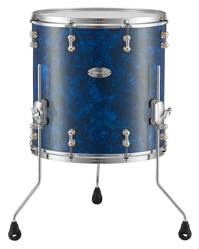 Pearl Music City Custom Reference Pure 18"x16" Floor Tom BLUE ABALONE RFP1816F/C418 image 1