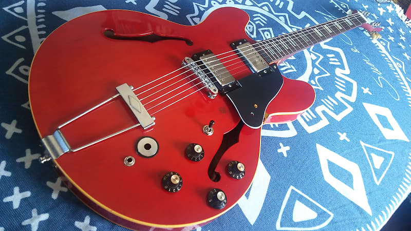 Gaban ES-335 70s Cherry Red