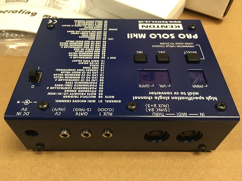 Kenton Pro Solo MkII (2) Midi to CV converter | Reverb