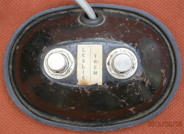 Fender Leslie  Vibratone 1960'S Black Face Footswitch image 1