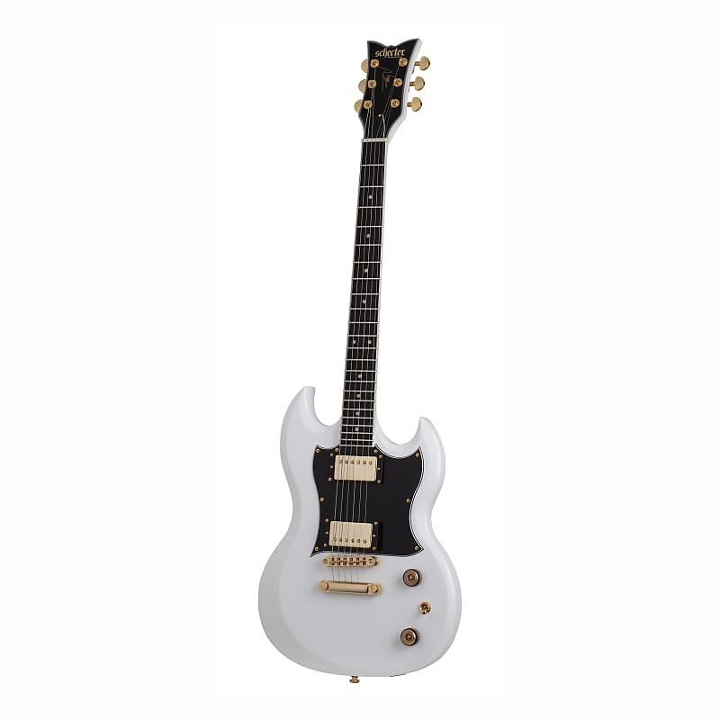 Schecter Zacky Vengeance H6LLYW66D - White | Reverb