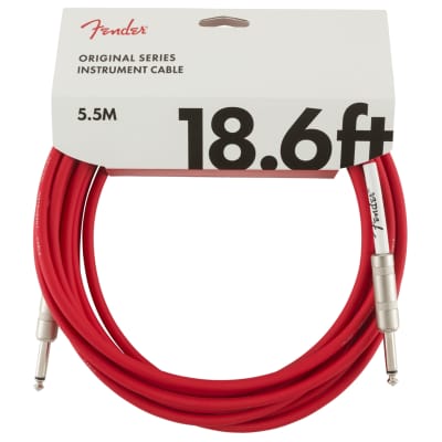 Fender Original Series Instrument Cable 5.5m (Fiesta Red) - Guitar Cable Bild 1