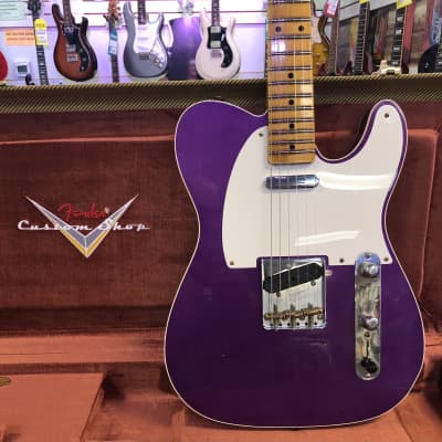 Fender Limited Edition Custom Shop Reverse ‘50s Telecaster Custom Journeyman, Purple Metallic with Case image 10