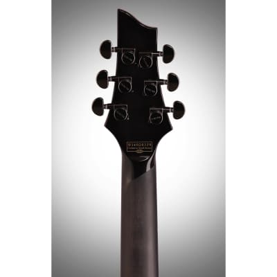 Schecter Hellraiser Hybrid C-1 Electric Guitar, Transparent Black Burst image 7