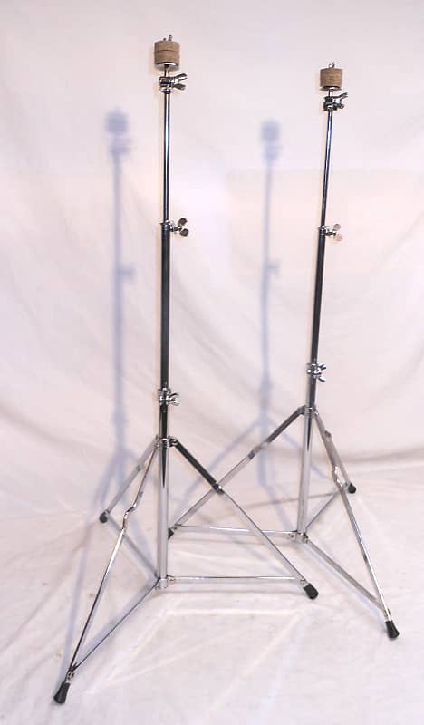 PAIR Ludwig WFL Vintage 1951 Model 1399 Tripod Base Cymbal | Reverb