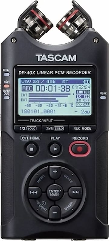 DR-40X - Four Track Digital Audio Recorder & USB Audio Interface image 1