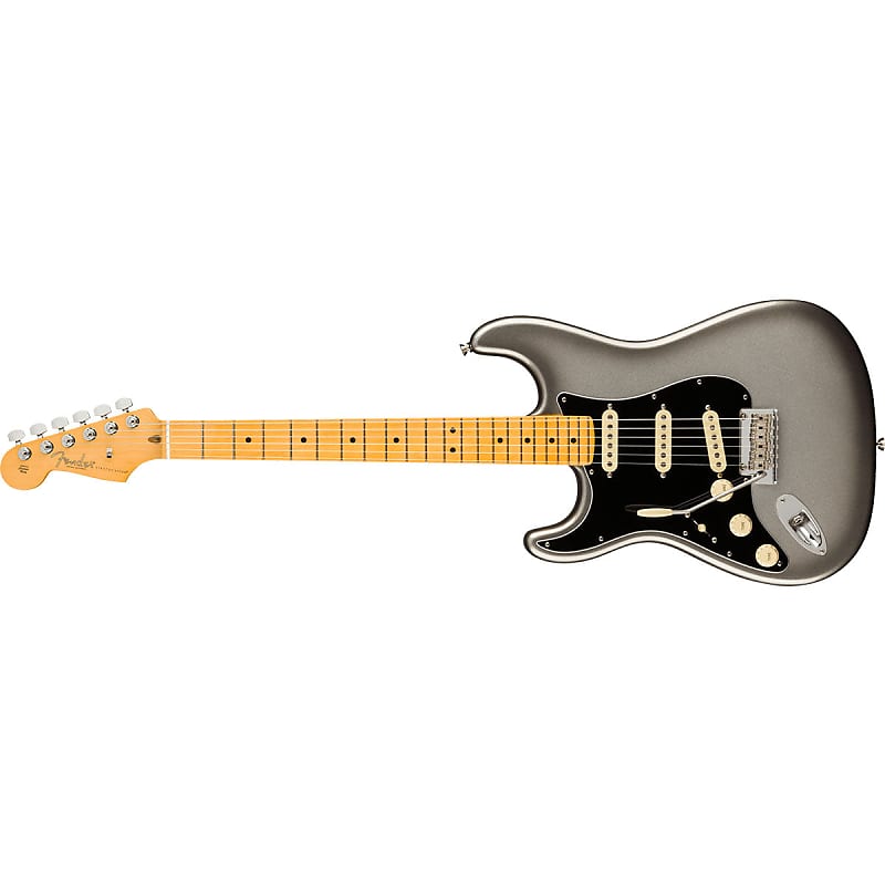 Fender American Professional II Stratocaster Electric Guitar Left-Hand Maple Fingerboard Mercury - 0113932755 image 1