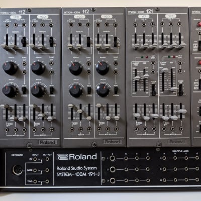 Roland System-100M Modular Analog Synthesizer (w/ Original Box, Cables) image 2