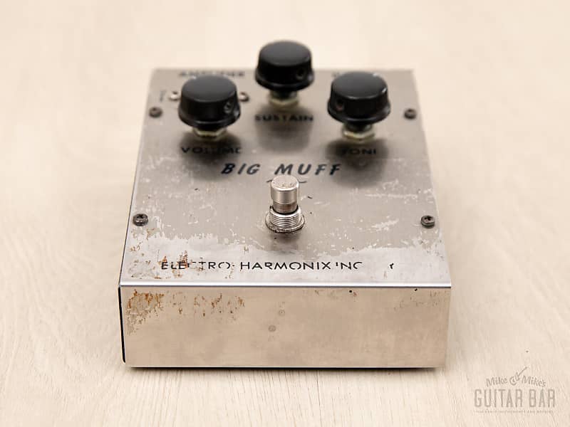 ギター BIG MUFF Clone 1972 triangle knob 1972 Electro Harmonix Big Muff Triangle V1 Vintage Fuzz
