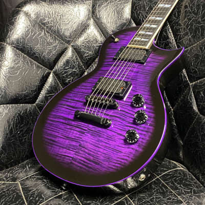 ESP USA Eclipse FM BH Single-cut Dark Purple Sunburst 242 image 4