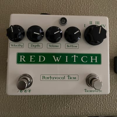 Reverb.com listing, price, conditions, and images for red-witch-pentavocal-tremolo-pedal