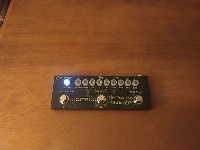Getaria Cube Baby MultiEffects Pedal Reverb