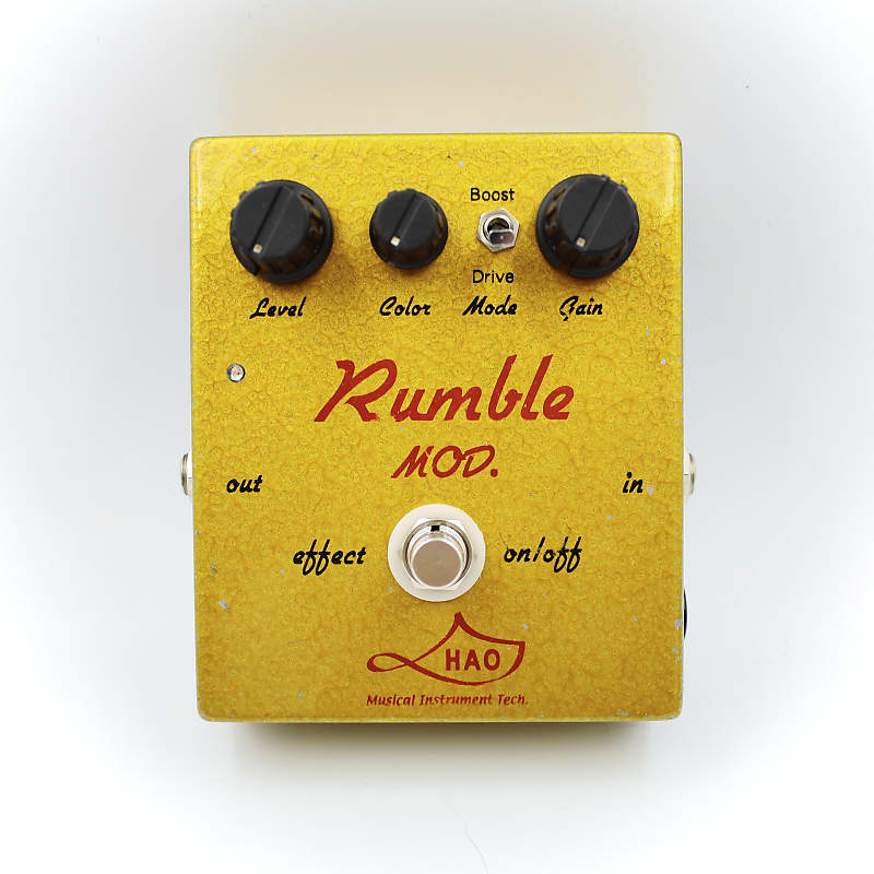 芸能人愛用のルームウェア HAO Rumble Mod. Overdrive Guitar Effect Pedal 1103RMoD0685 ギター