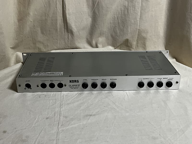 ギター KORG DL8000R Digital MultiTap Delay KORG DL8000R Digital Multi Tap Delay Processor w/ power
