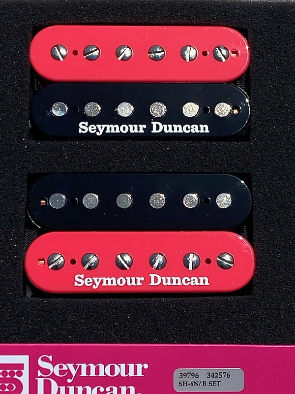 Seymour Duncan Distortion Mayhem Set - Pink/Black Zebra Custom Color