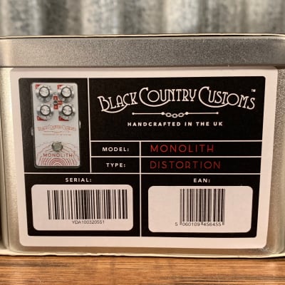 Laney Black Country Customs Monolith Distortion Guitar Effect Pedal BCC-Monolith image 11