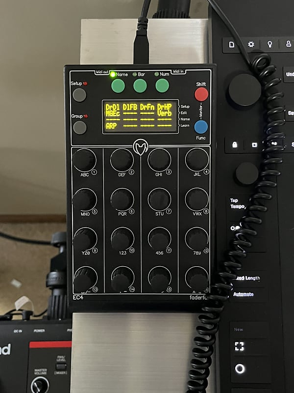 Faderfox EC4 USB MIDI Encoder Controller 2023 Black Reverb